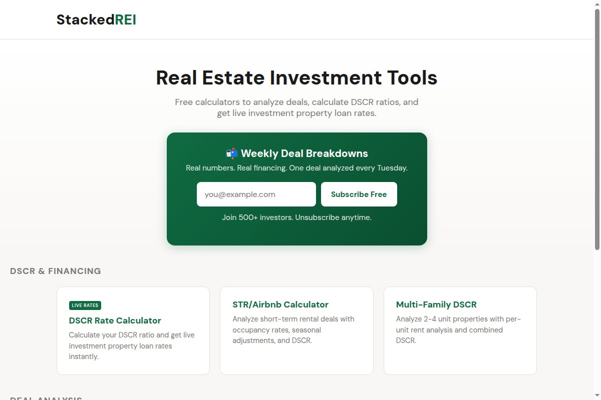 StackedREI Screenshot